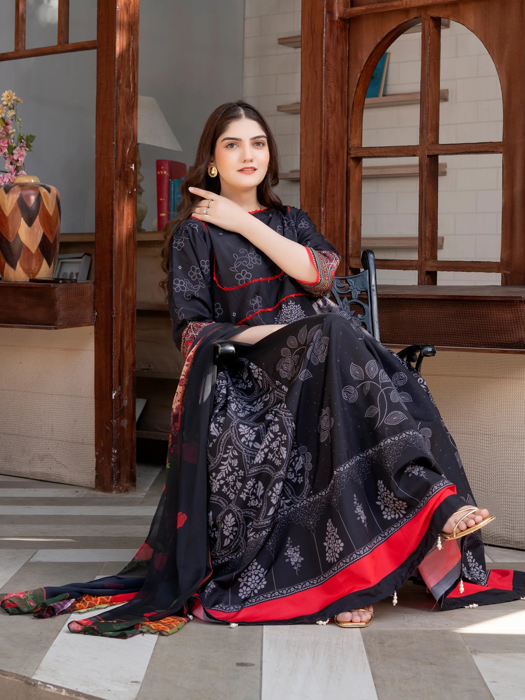 Surkh Bahar Printed 2 Pc