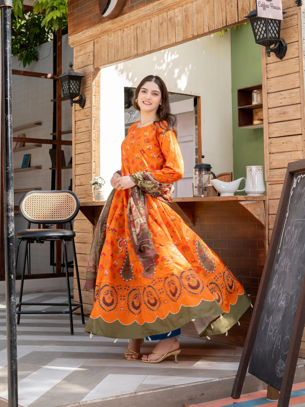 Zarfashan Printed 2 Pc